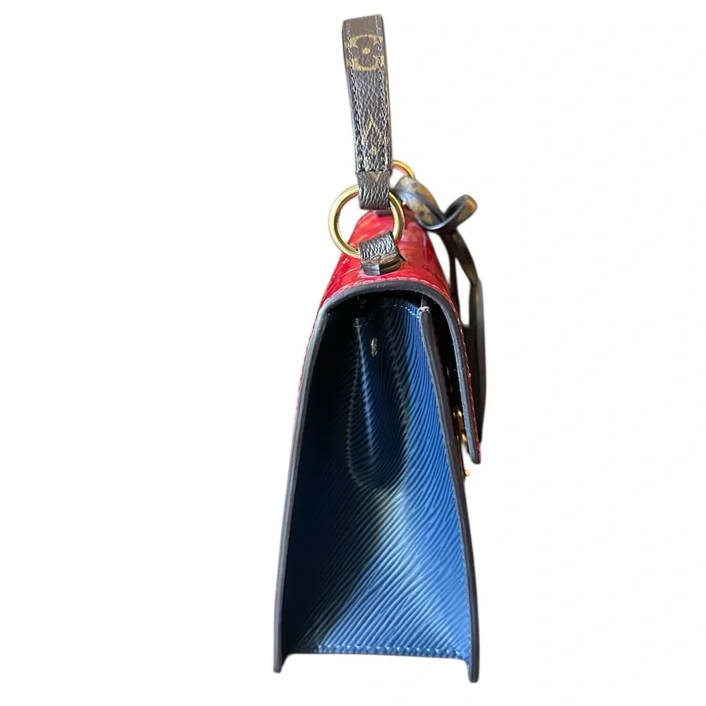 Louis Vuitton LV Monogram Spring Street patent leather 2 way bag RETAIL 3,000 - Picture 10 of 13